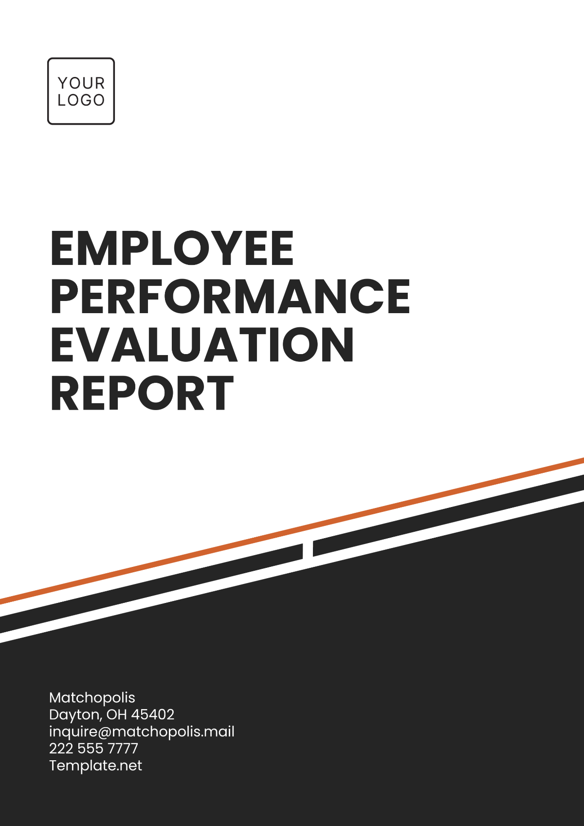 Employee Performance Evaluation Report Template - Edit Online & Download