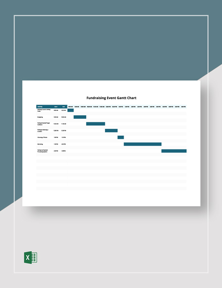 Sample Gantt Chart For Event Planning