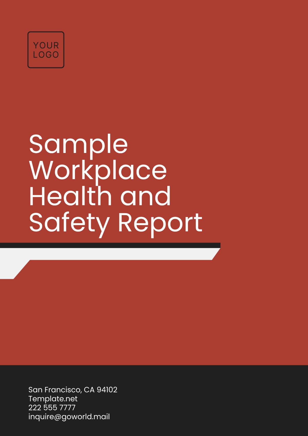 Sample Workplace Health and Safety Report Template - Edit Online & Download