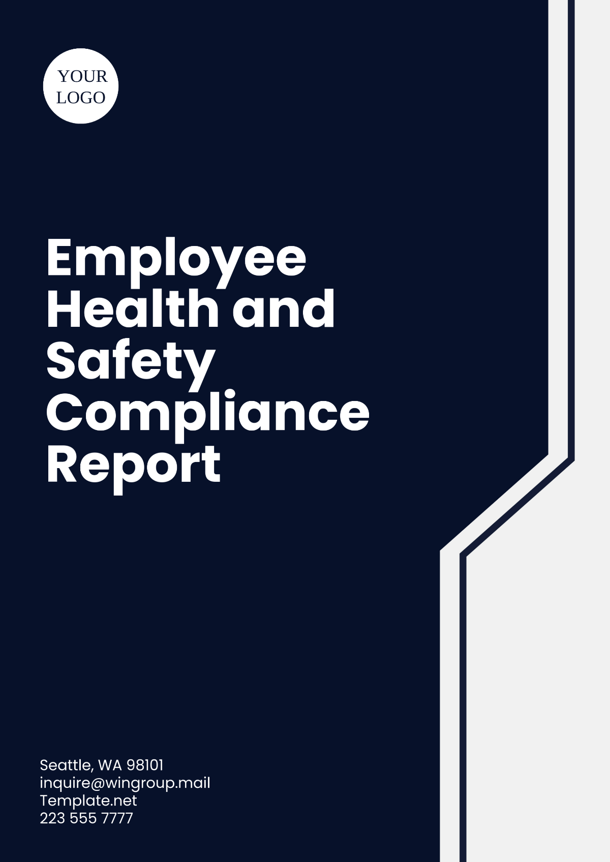 Employee Health and Safety Compliance Report Template - Edit Online & Download