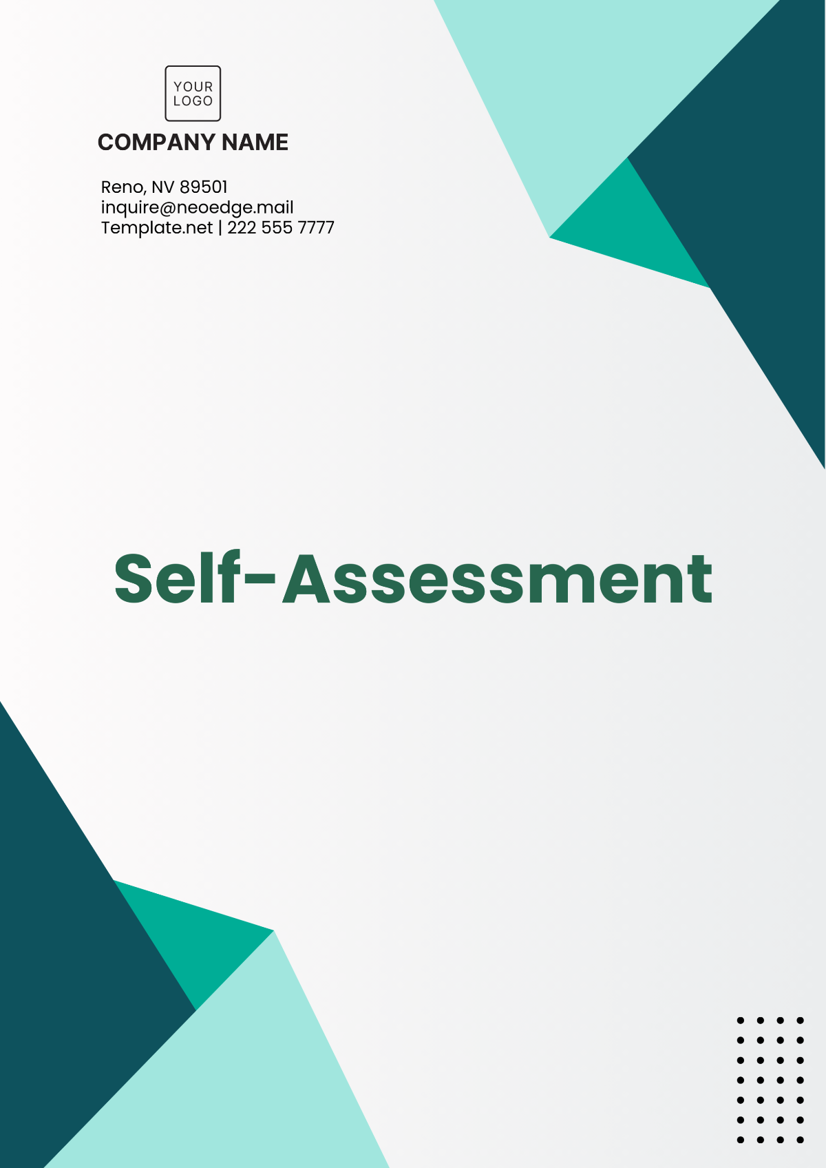 Sample Self-Assessment Template - Edit Online & Download