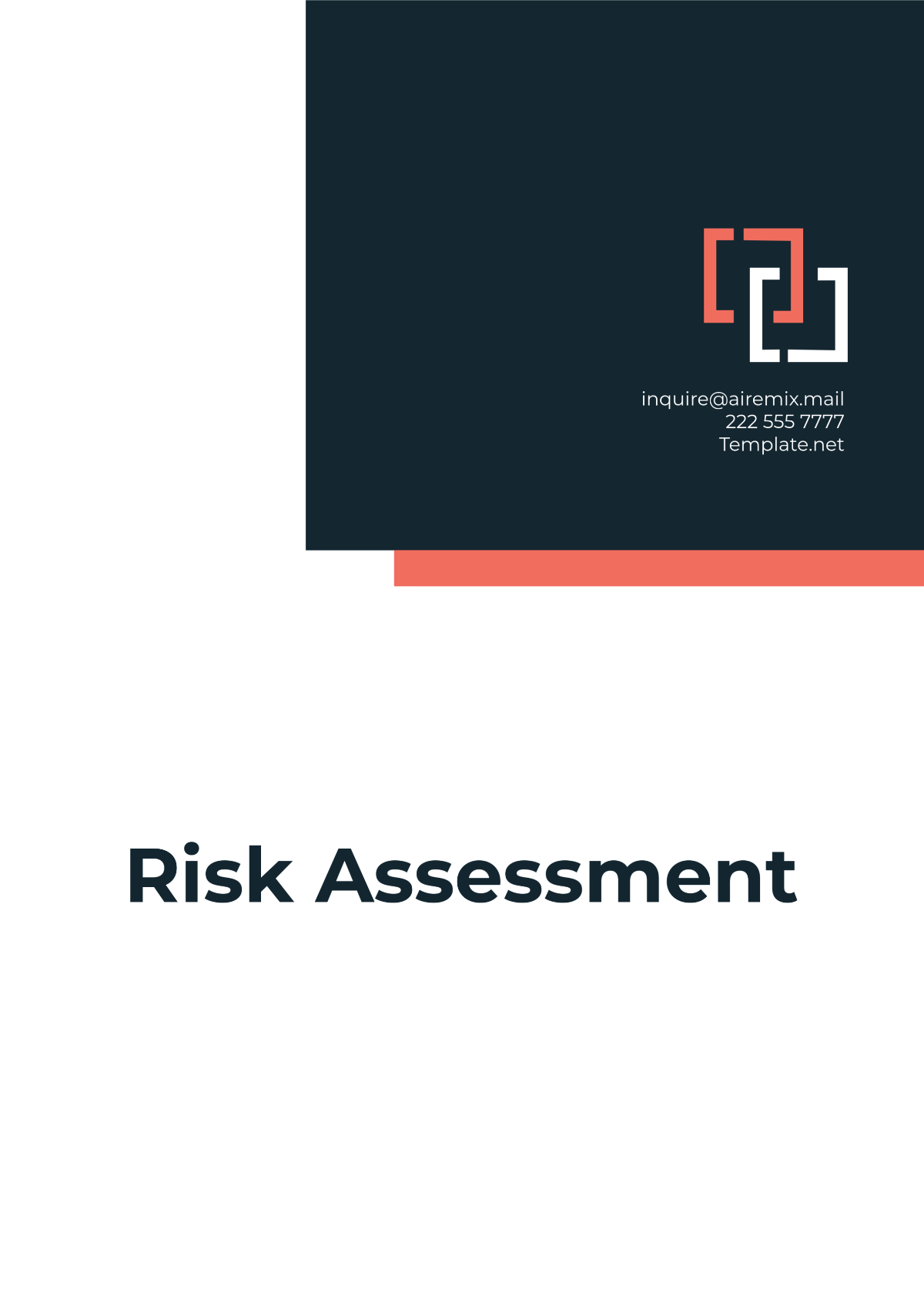 Printable Risk Assessment Template - Edit Online & Download