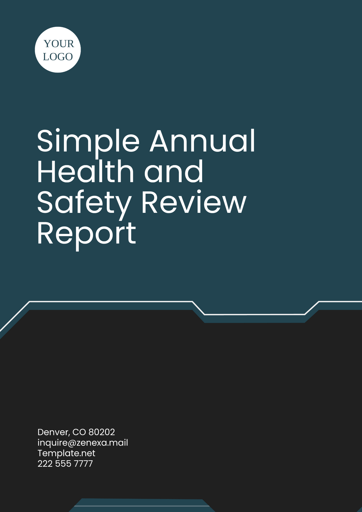 Simple Annual Health and Safety Review Report Template - Edit Online & Download