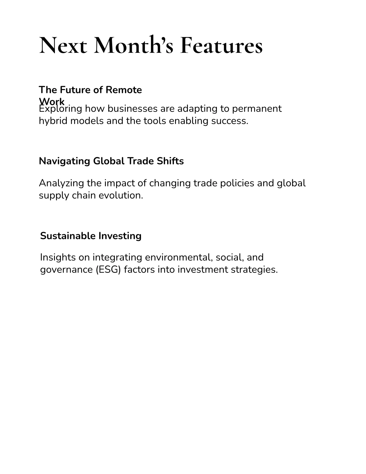 Free Business Magazine Template to Edit Online