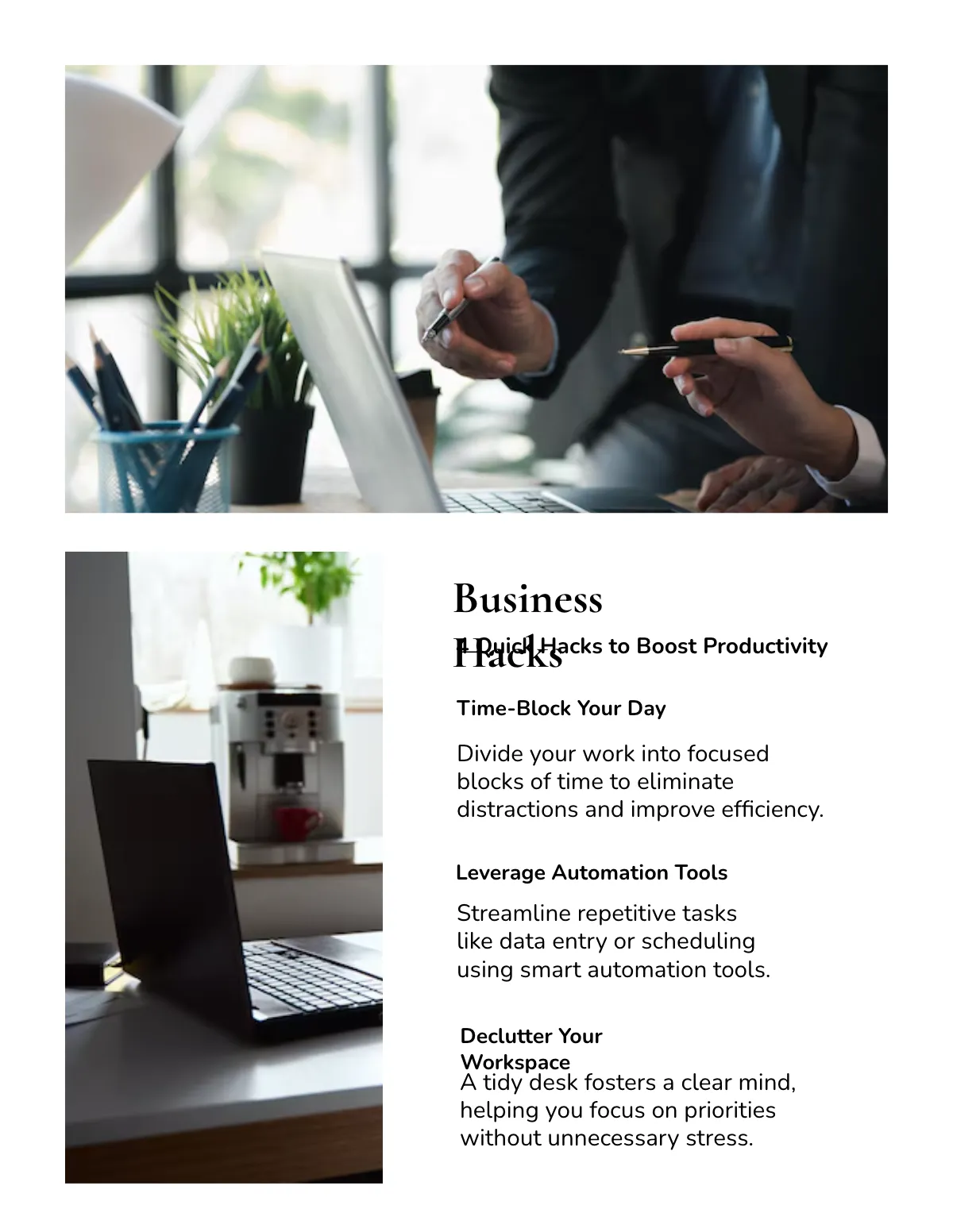 Free Business Magazine Template to Edit Online