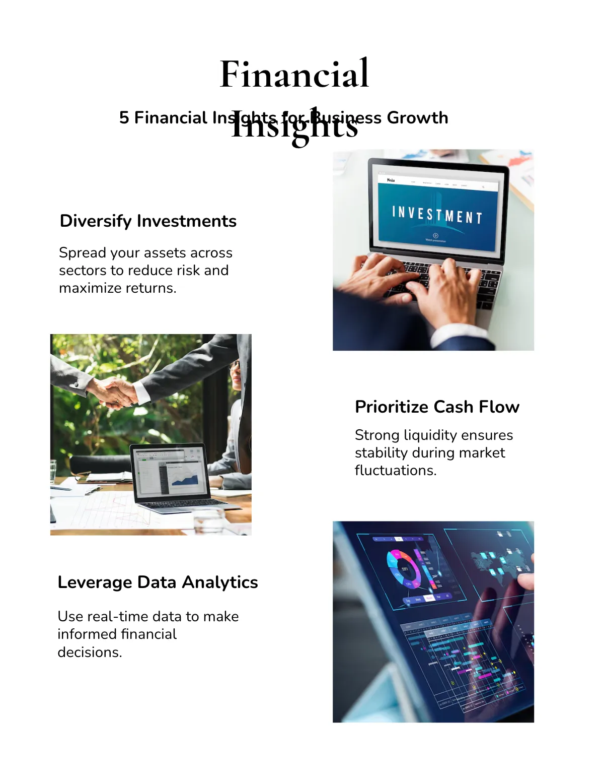 Free Business Magazine Template to Edit Online