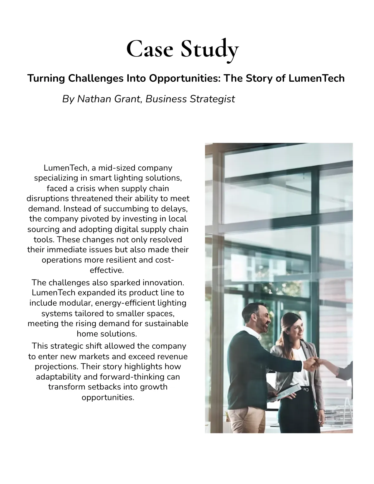 Free Business Magazine Template to Edit Online