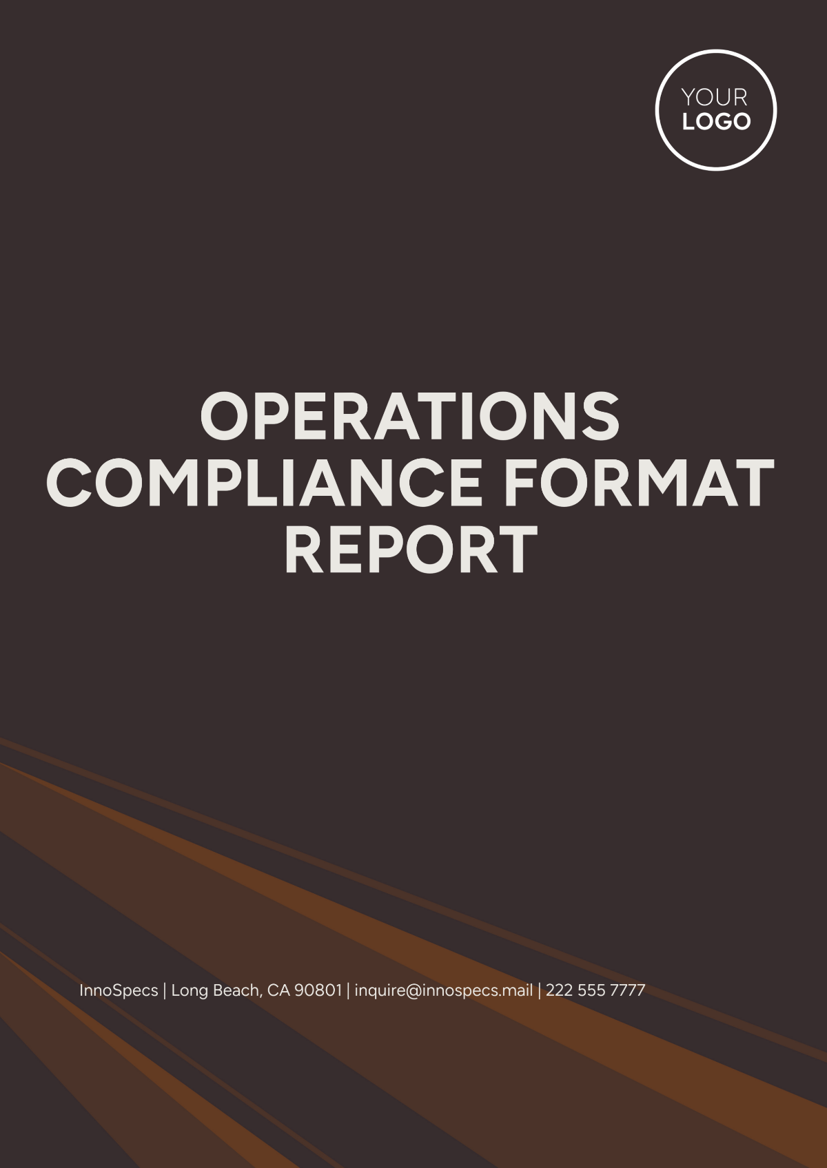 Operations Compliance Format Report Template - Edit Online & Download