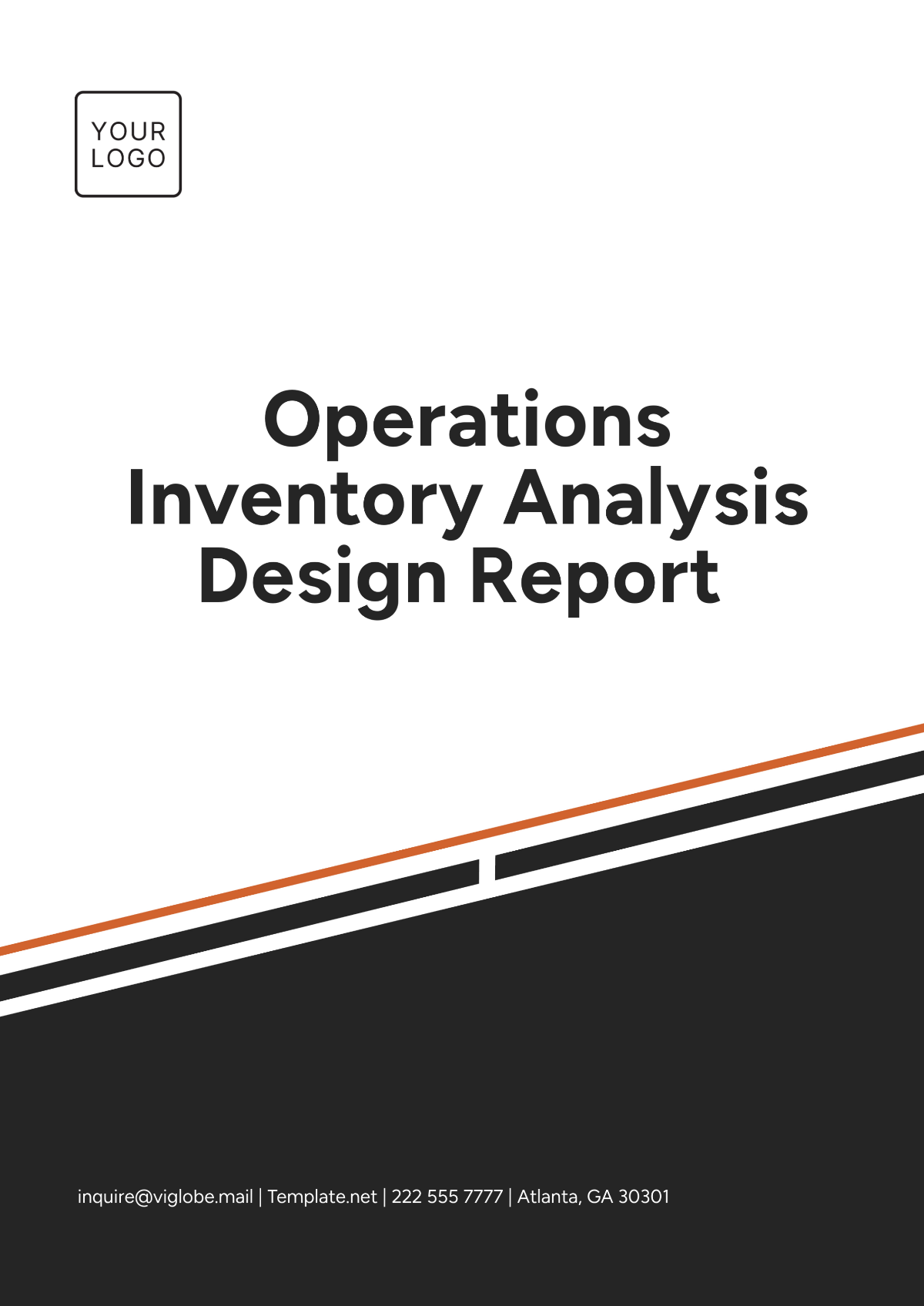 Operations Inventory Analysis Design Report Template - Edit Online & Download