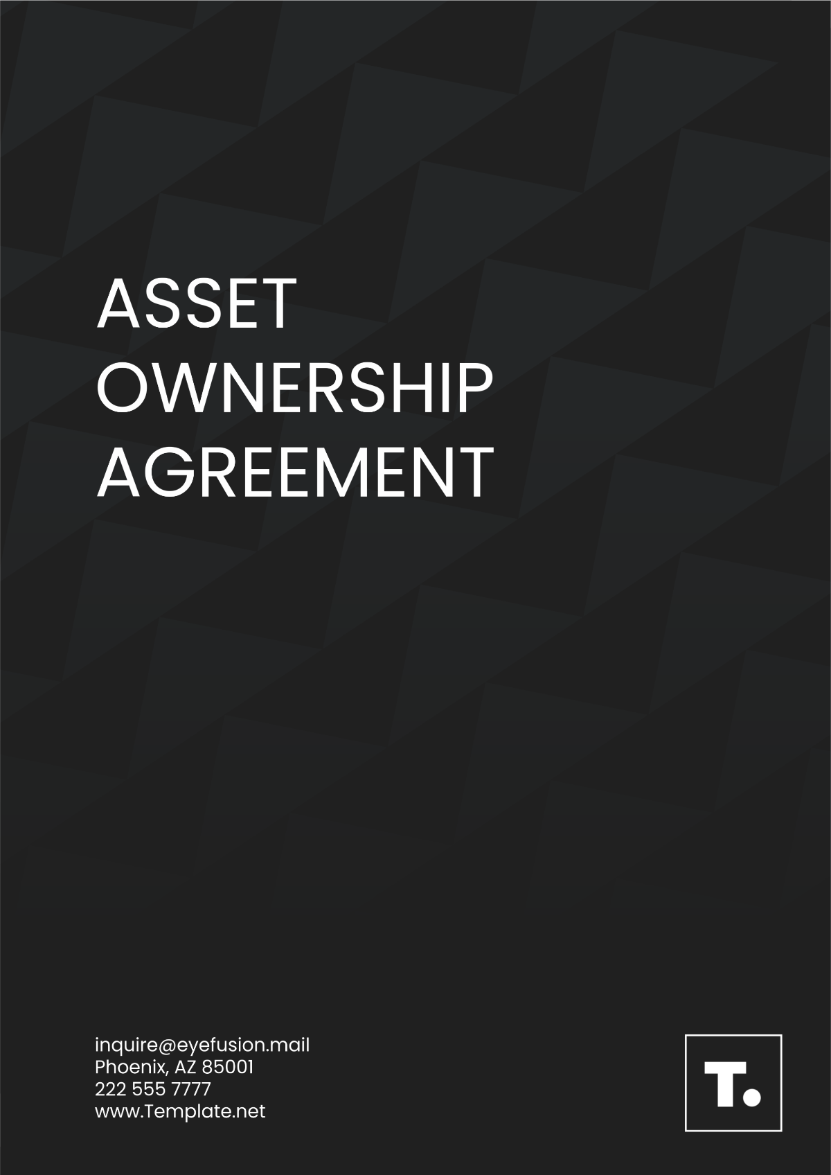 Asset Ownership Agreement Template - Edit Online & Download