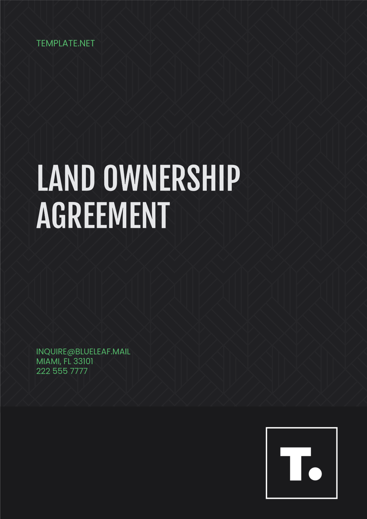 Land Ownership Agreement Template - Edit Online & Download