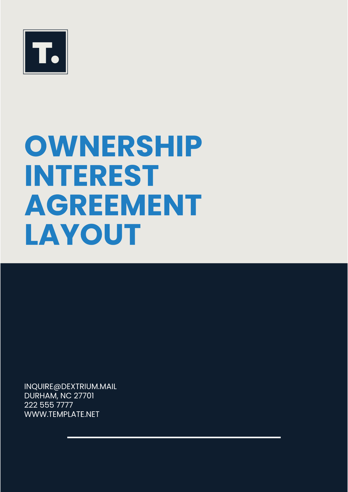 Ownership Interest Agreement Layout Template - Edit Online & Download