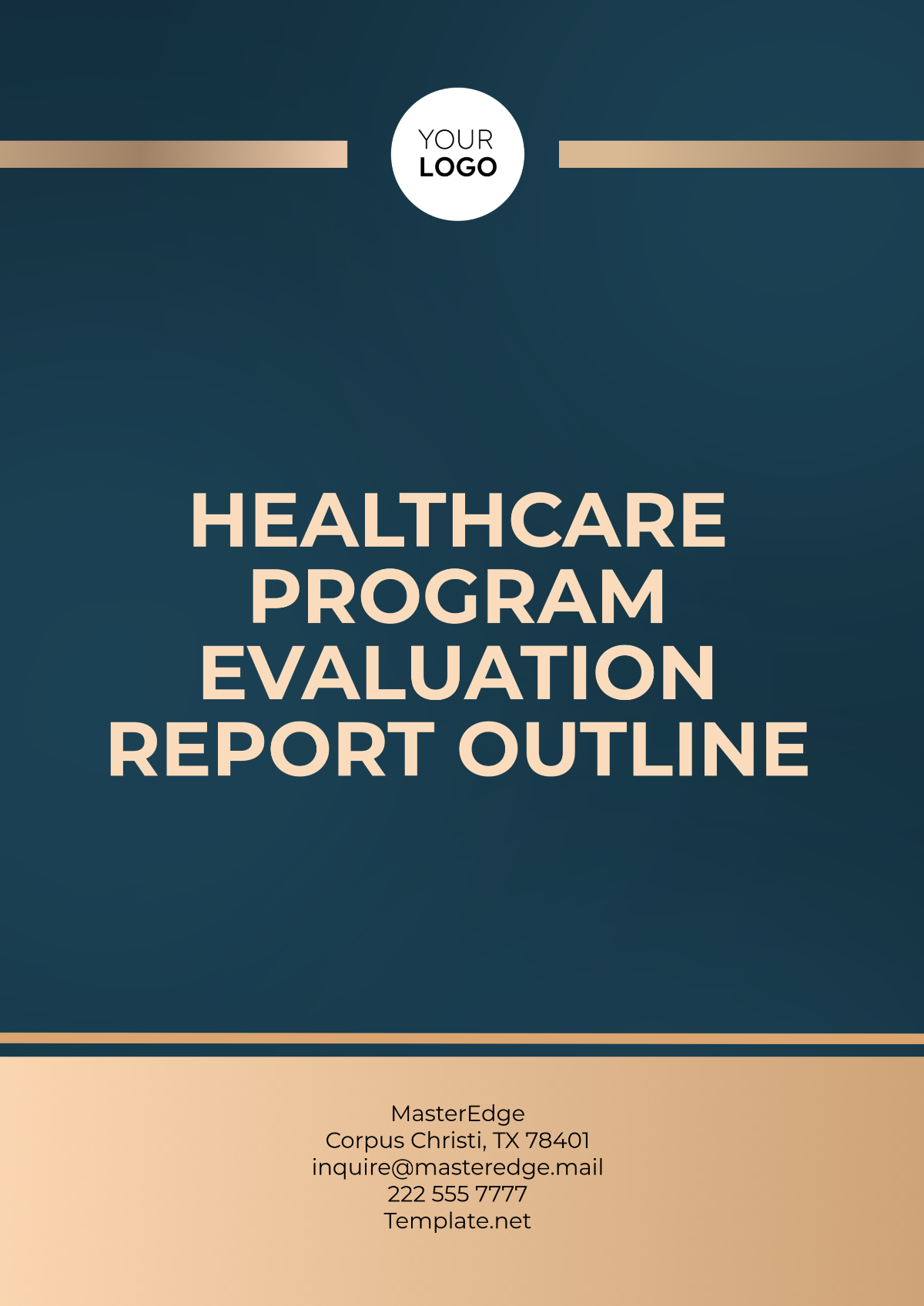 Healthcare Program Evaluation Report Outline Template - Edit Online & Download