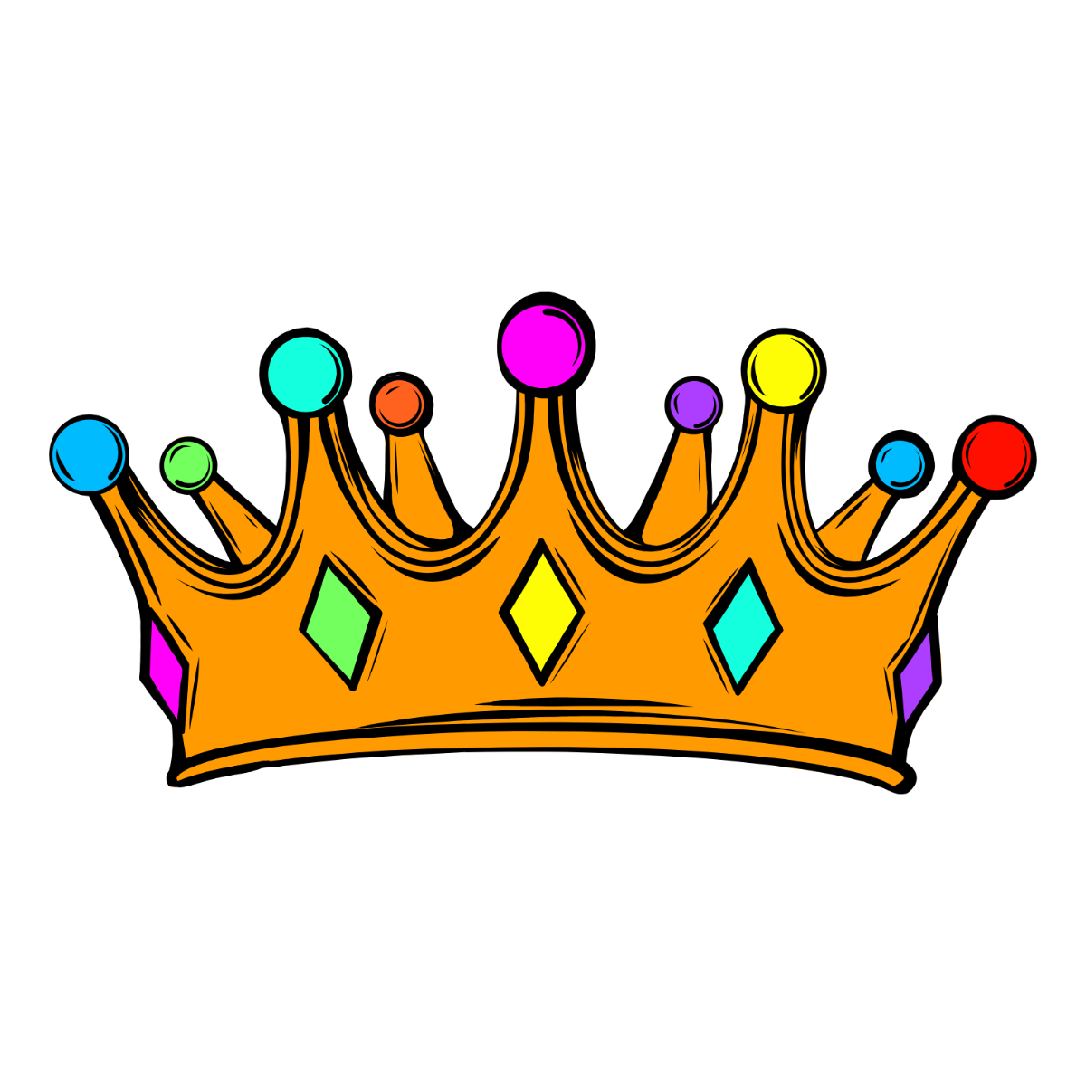 Free Jewel Crown Clipart Template - Edit Online & Download