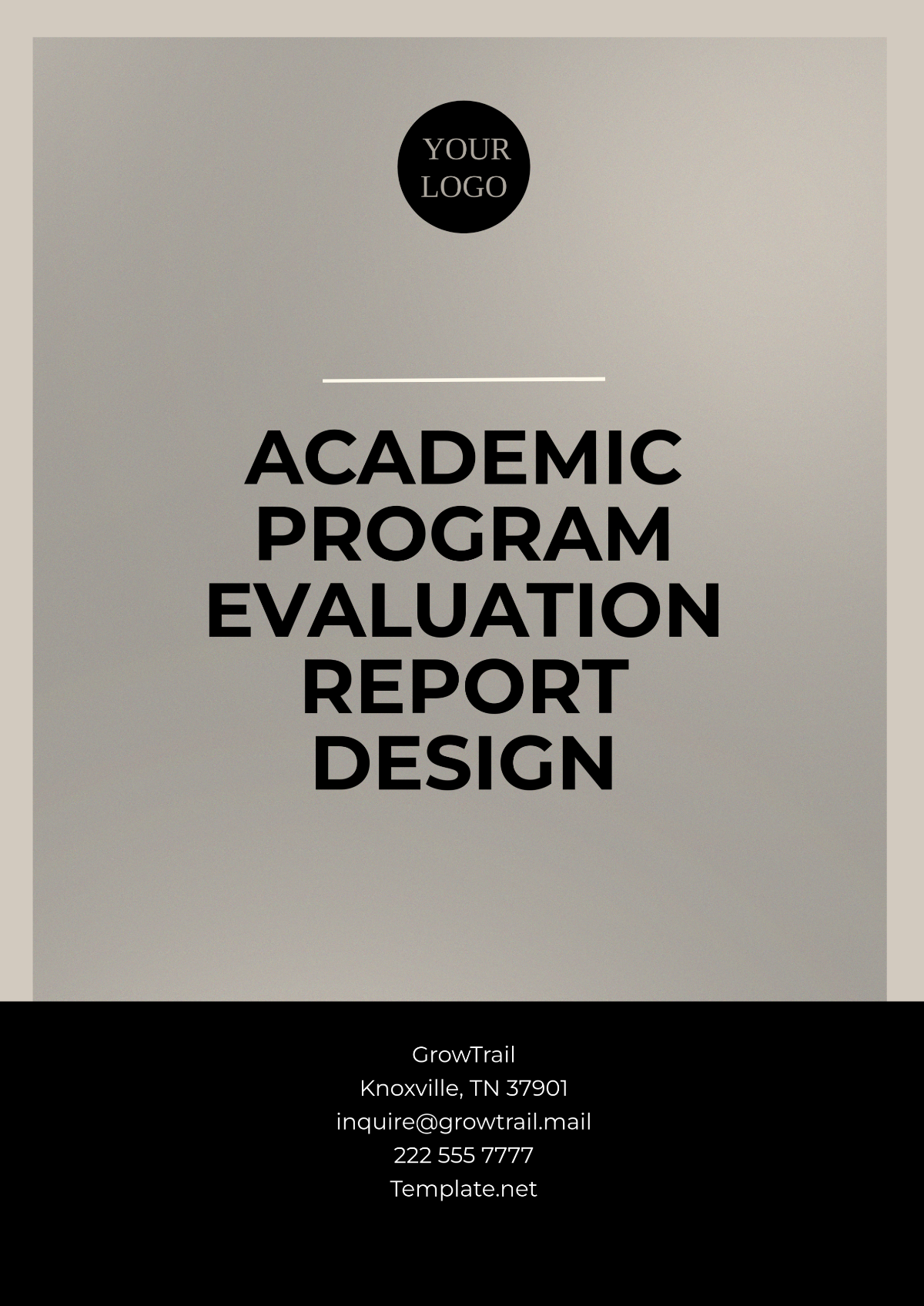 Academic Program Evaluation Report Design Template - Edit Online & Download