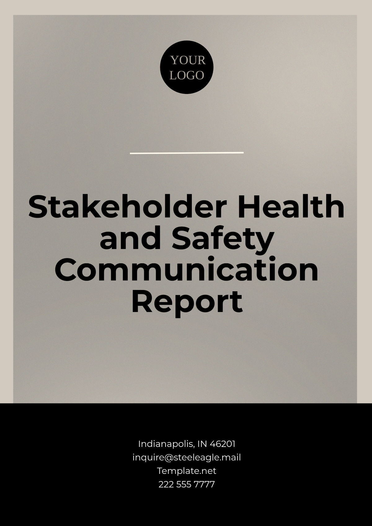 Stakeholder Health and Safety Communication Report Template - Edit Online & Download