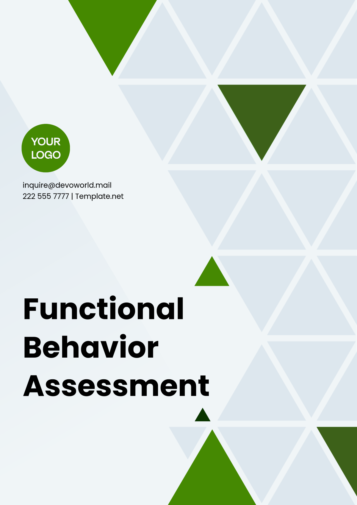 Free Functional Behavior Assessment Template