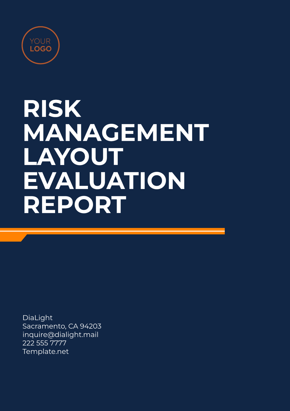 Risk Management Layout Evaluation  Report Template - Edit Online & Download