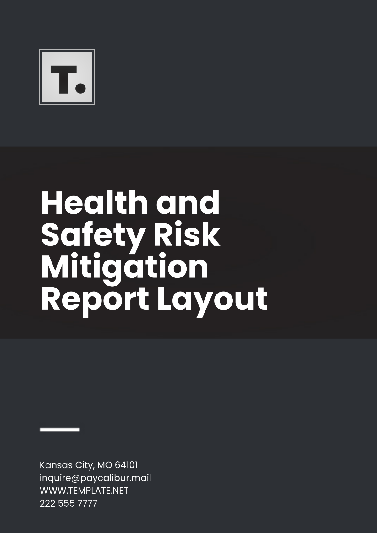 Health and Safety Risk Mitigation Report Layout Template - Edit Online & Download