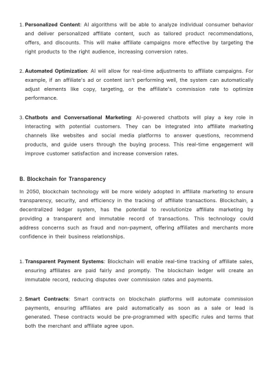 Free Affiliate Marketing Training Guide Template to Edit Online