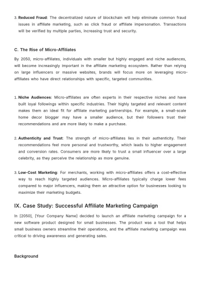 Free Affiliate Marketing Training Guide Template to Edit Online