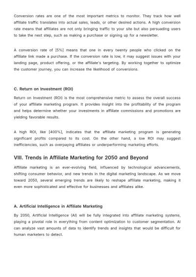 Free Affiliate Marketing Training Guide Template to Edit Online