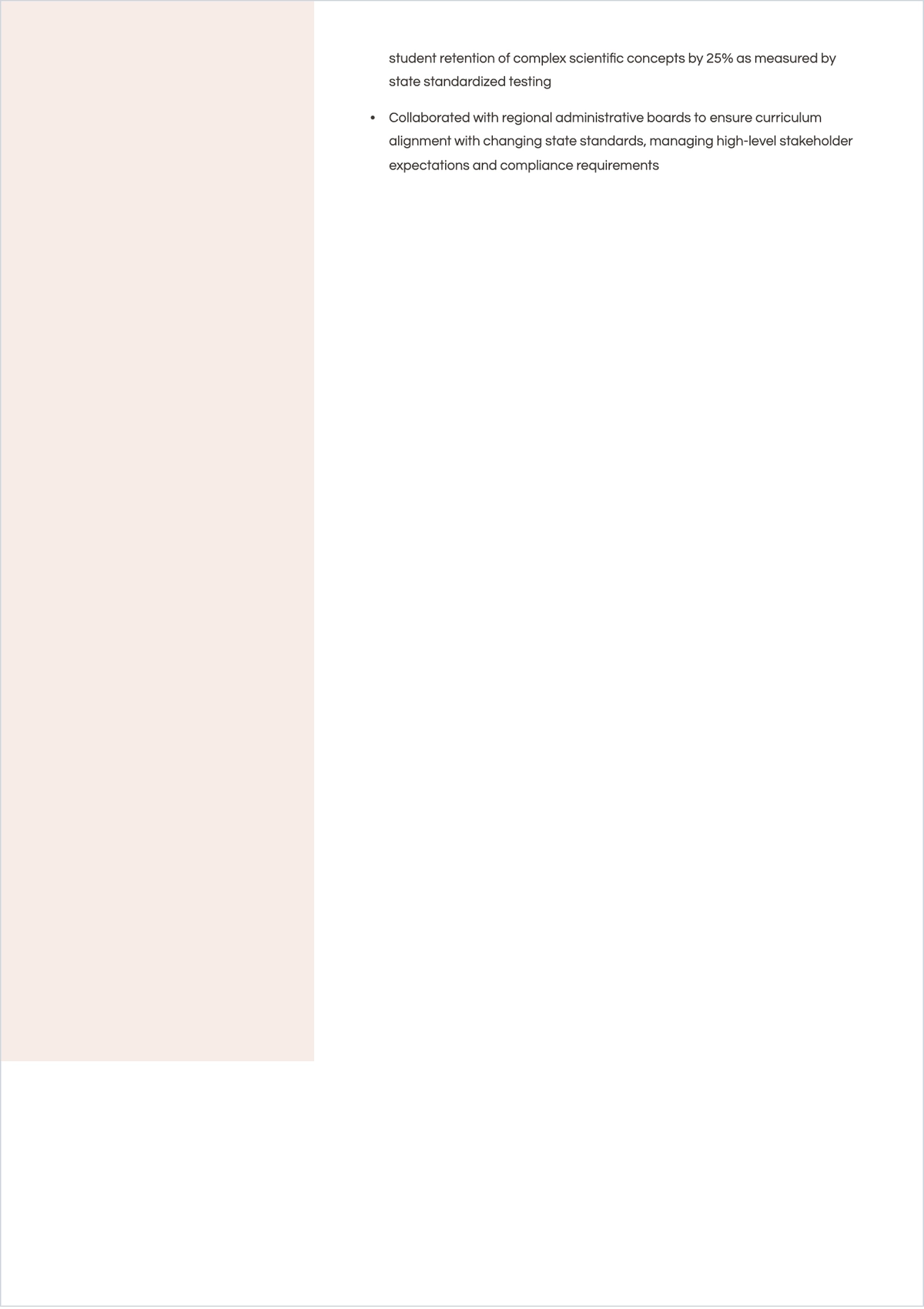 Free Resume Format Template for Career Changers to Edit Online