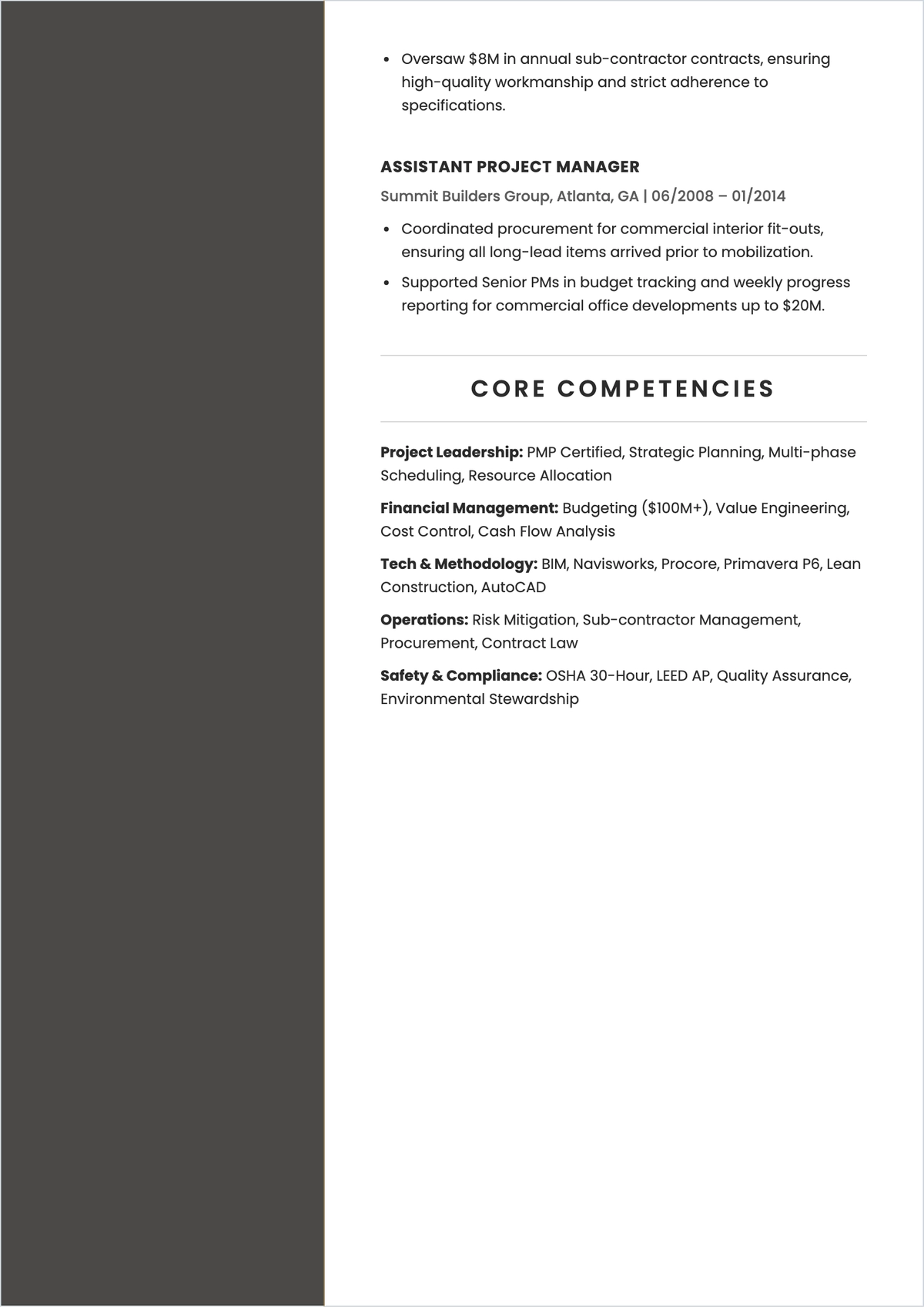 Free Combination ATS Resume Template, AI Resume Builder