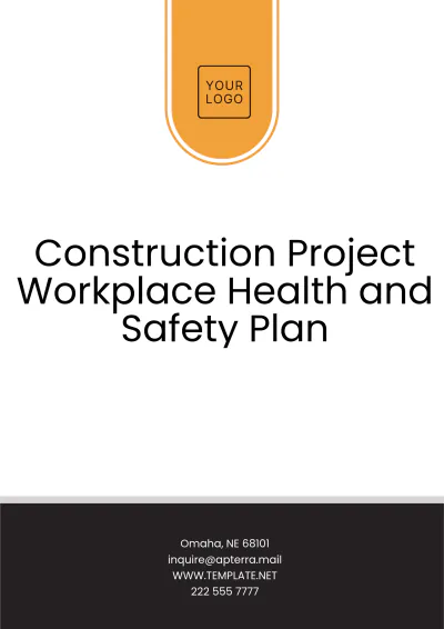 Free Construction Project Workplace Health and Safety Plan Template to Edit Online