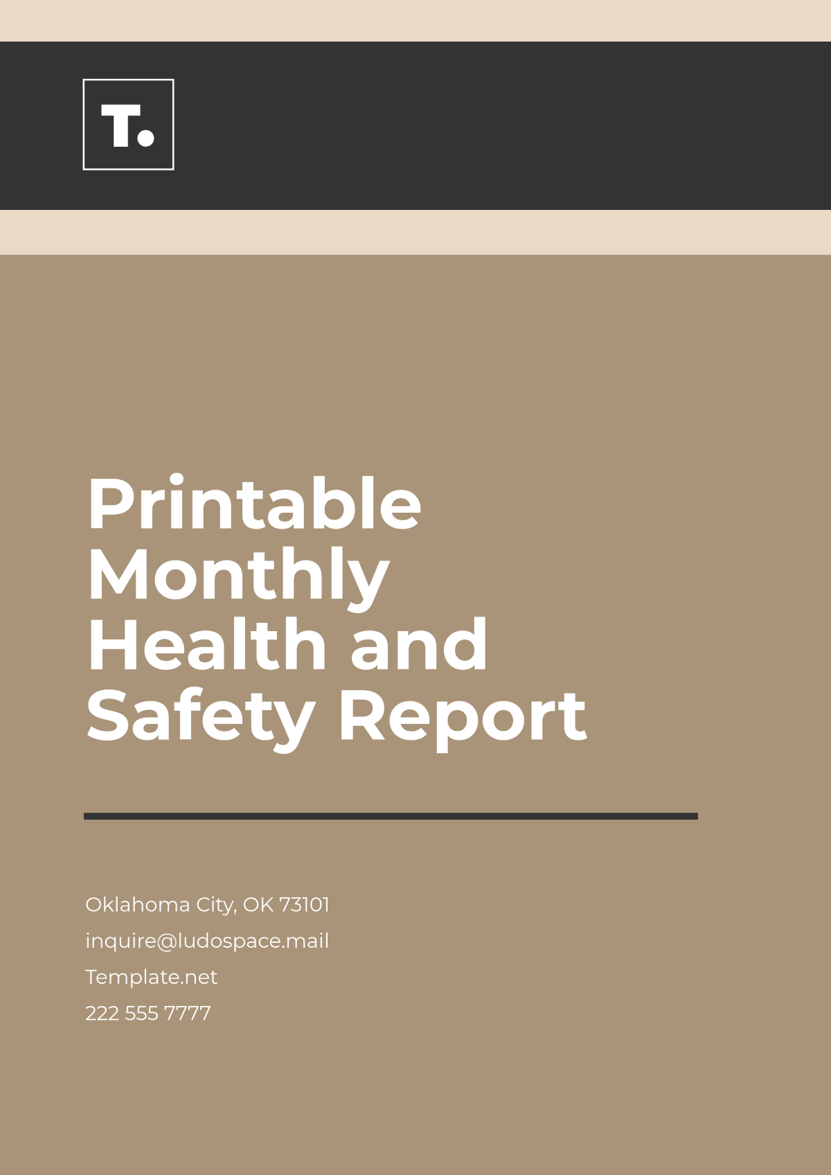 Printable Monthly Health and Safety Report Template - Edit Online & Download