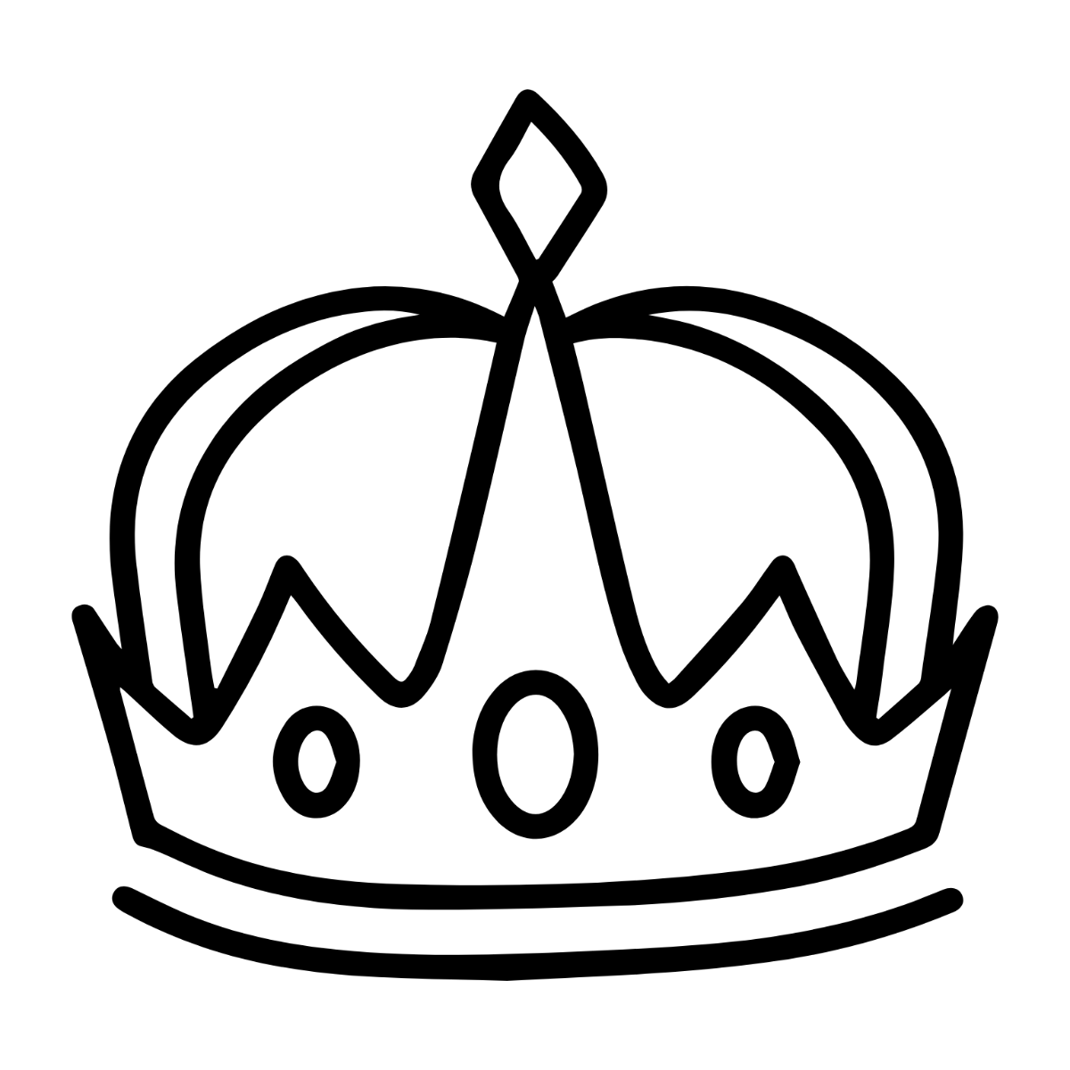 Free Crown Outline Clipart Template - Edit Online & Download