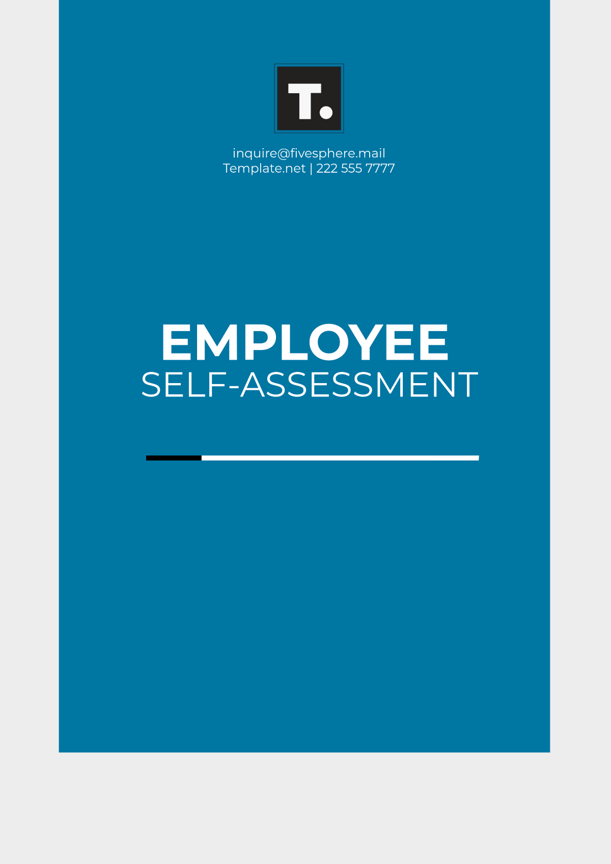 Free Employee Self Assessment Template Edit Online Download