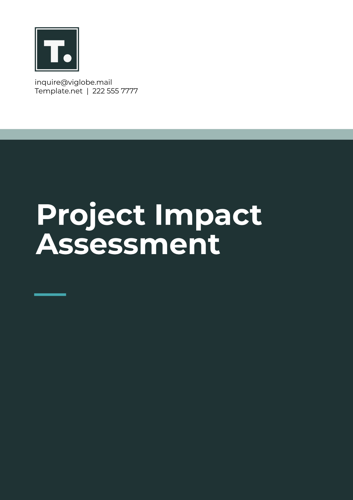 Free Project Impact Assessment Template