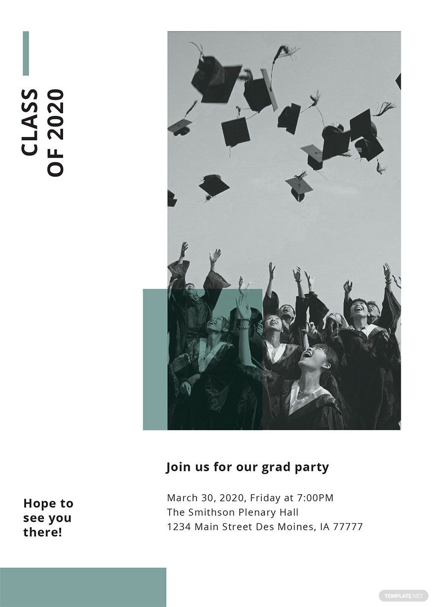 Sample Graduation Party Invitation Template
