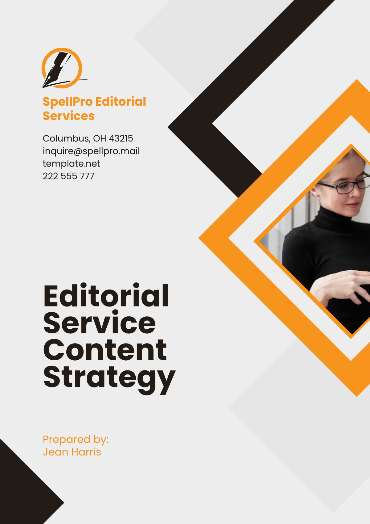 Editorial Service Content Strategy Template - Edit Online & Download