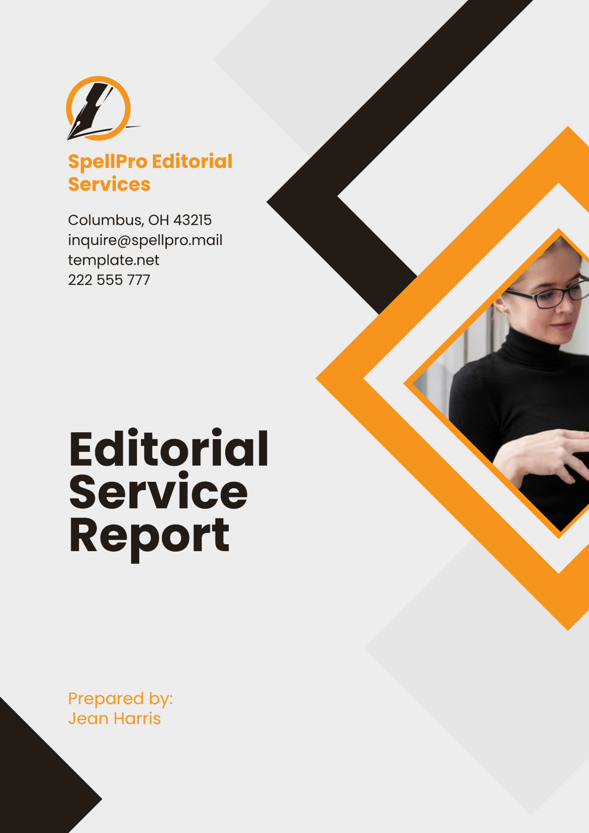 Editorial Service Report Template - Edit Online & Download