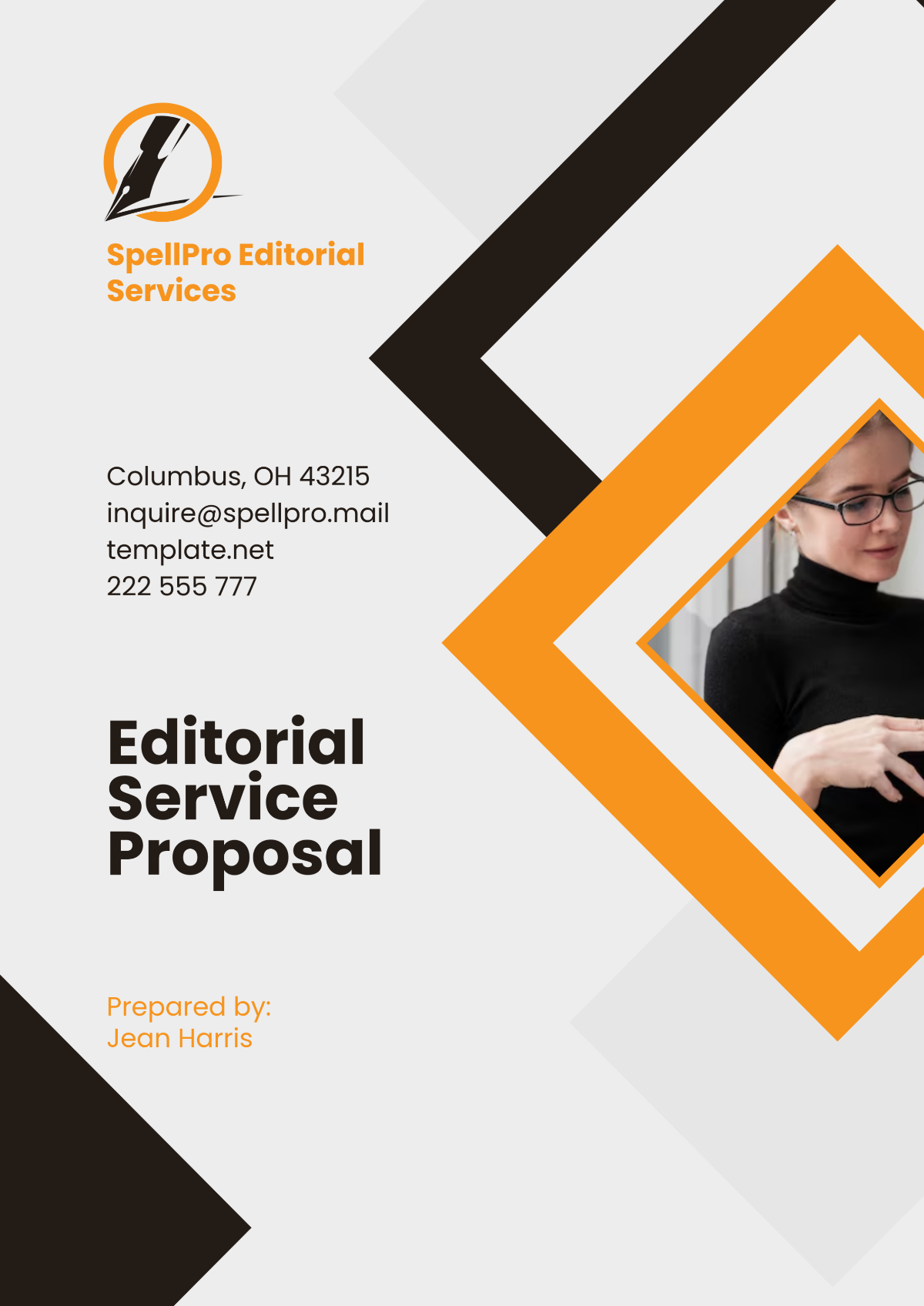 Editorial Service Proposal Template - Edit Online & Download