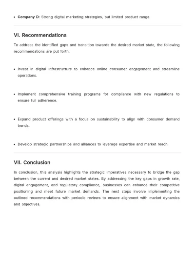 Free Market Research Gap Analysis Template to Edit Online