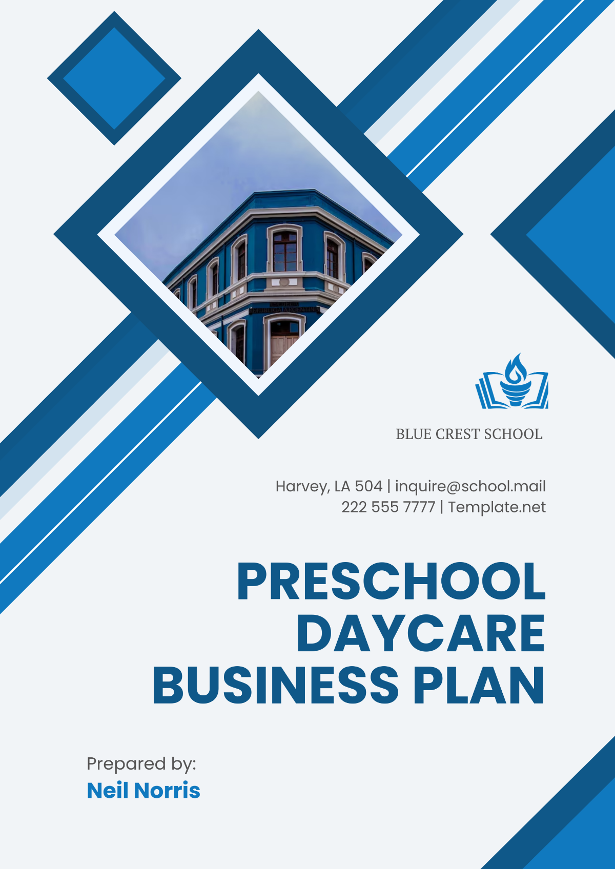 Preschool Daycare Business Plan Template - Edit Online & Download