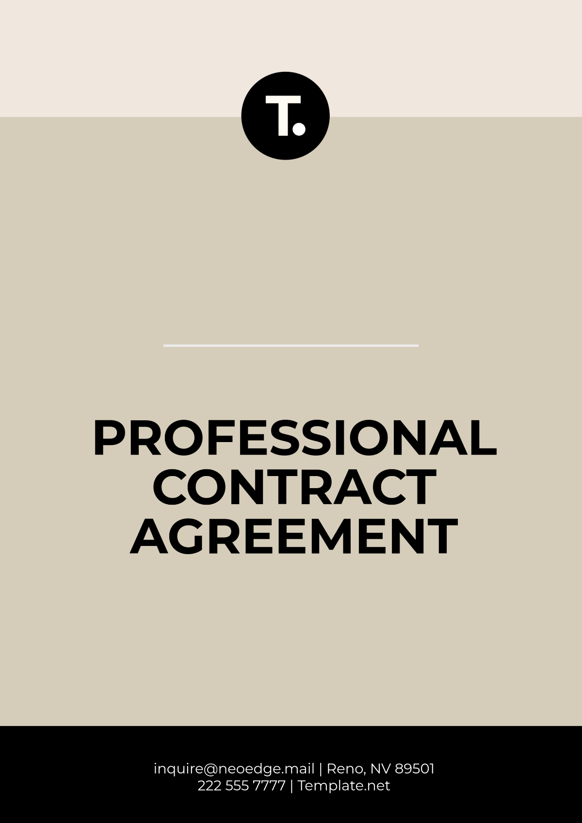 Professional Contract Agreement Template - Edit Online & Download