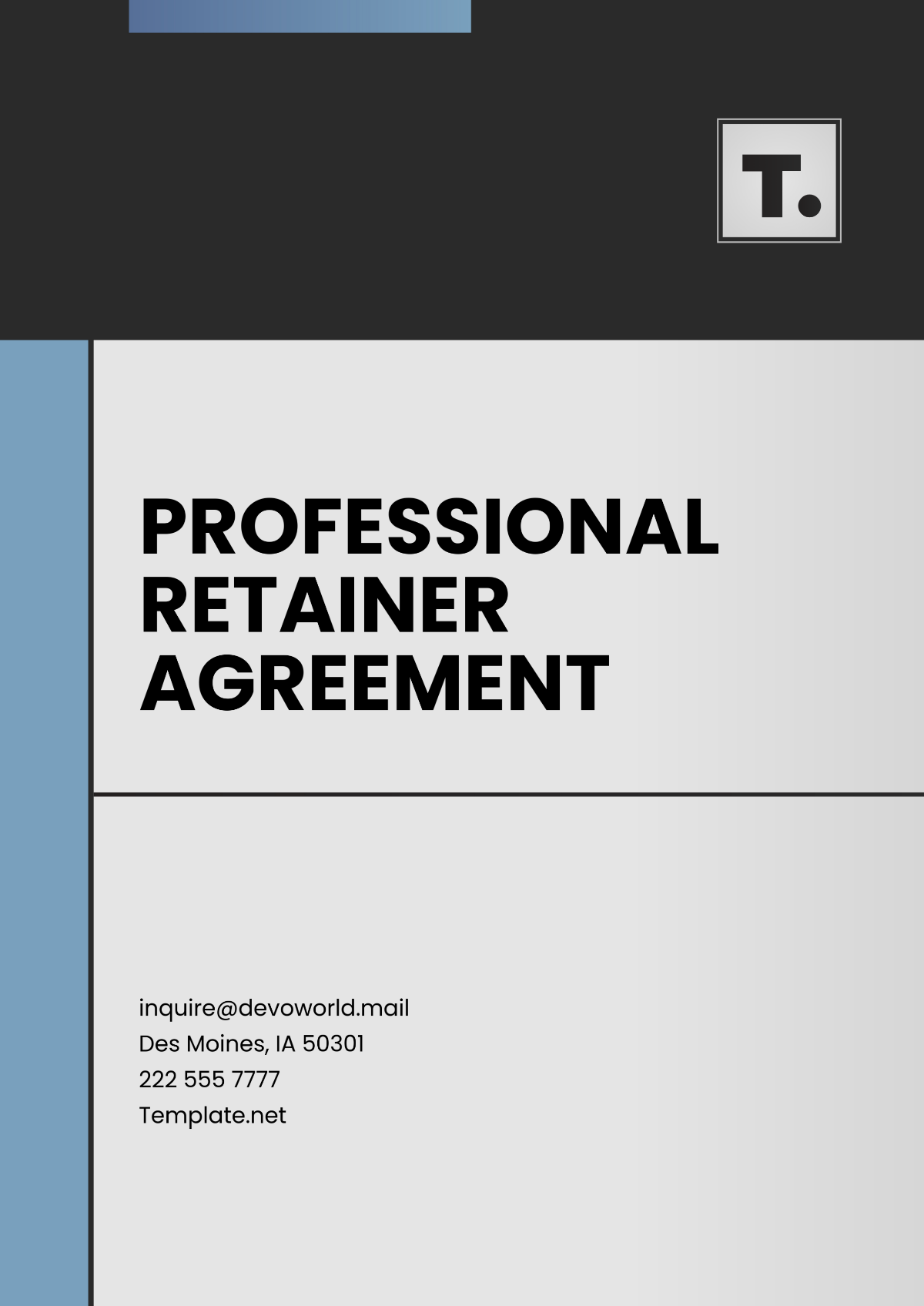 Professional Retainer Agreement Template - Edit Online & Download