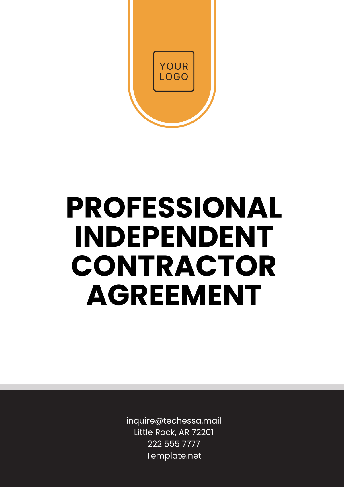 Professional Independent Contractor Agreement Template - Edit Online & Download