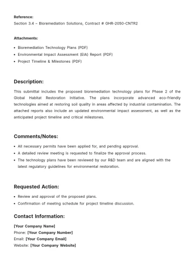 Free Aesthetic Submittal Cover Sheet Template to Edit Online