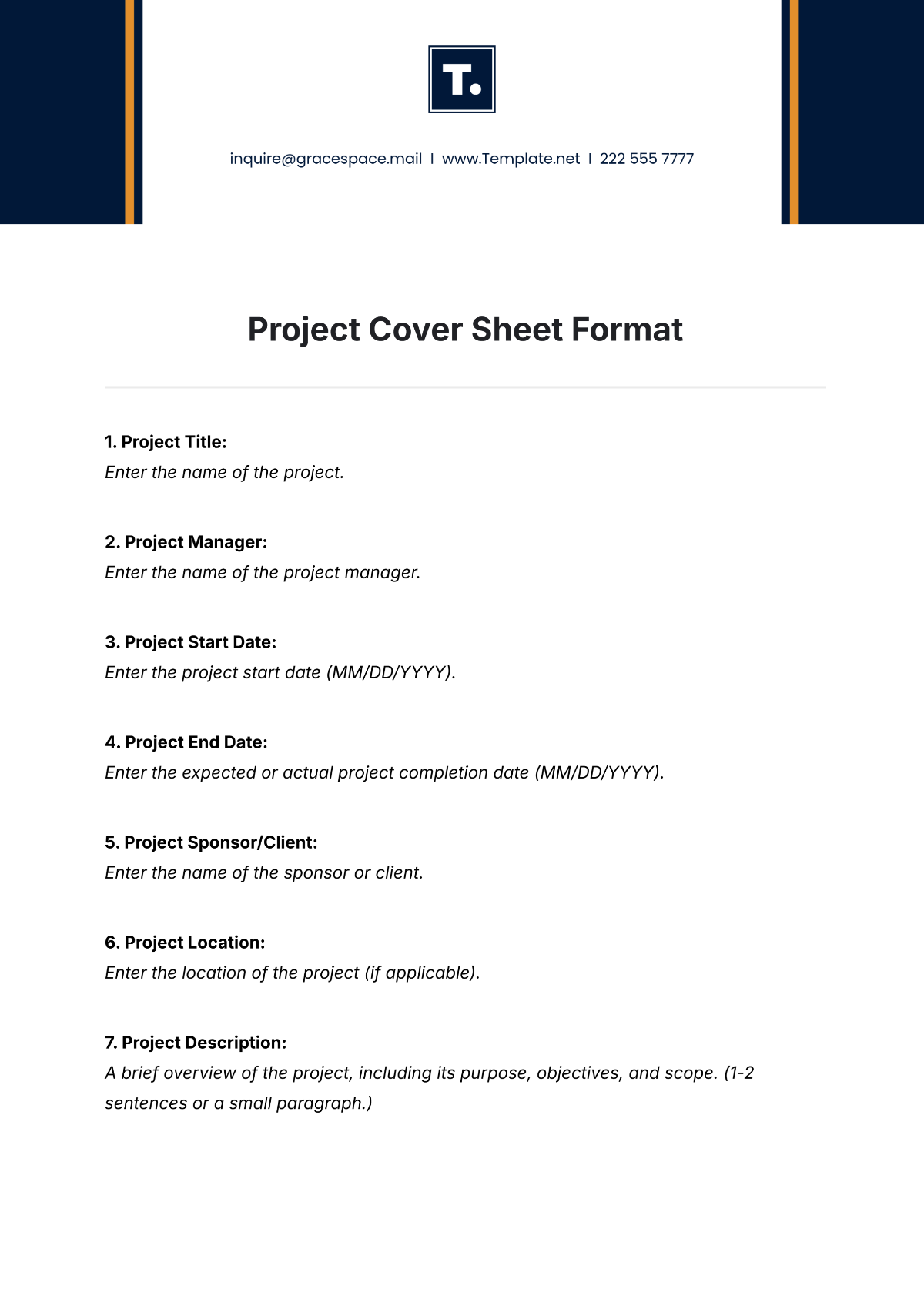 Free Basic Cover Sheet Design Template - Edit Online & Download ...