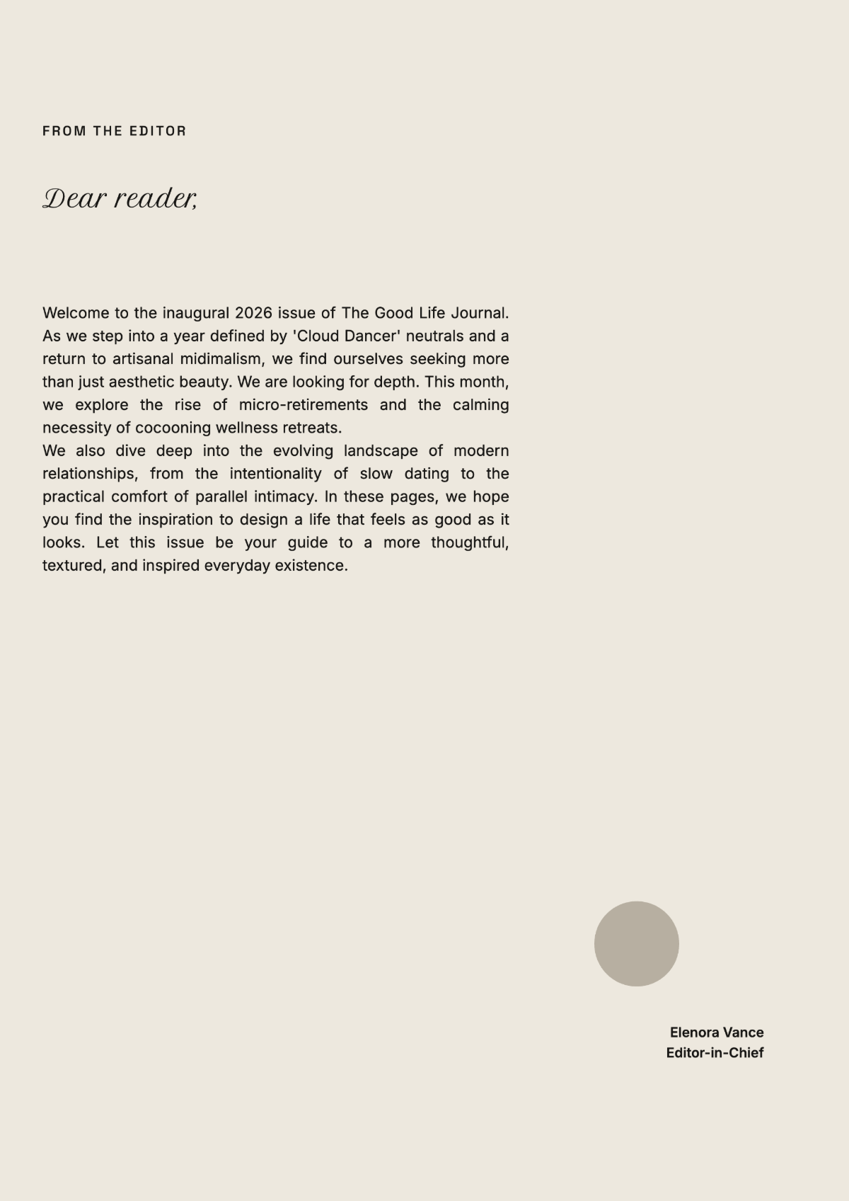 Free Lifestyle Magazine Template to Edit Online