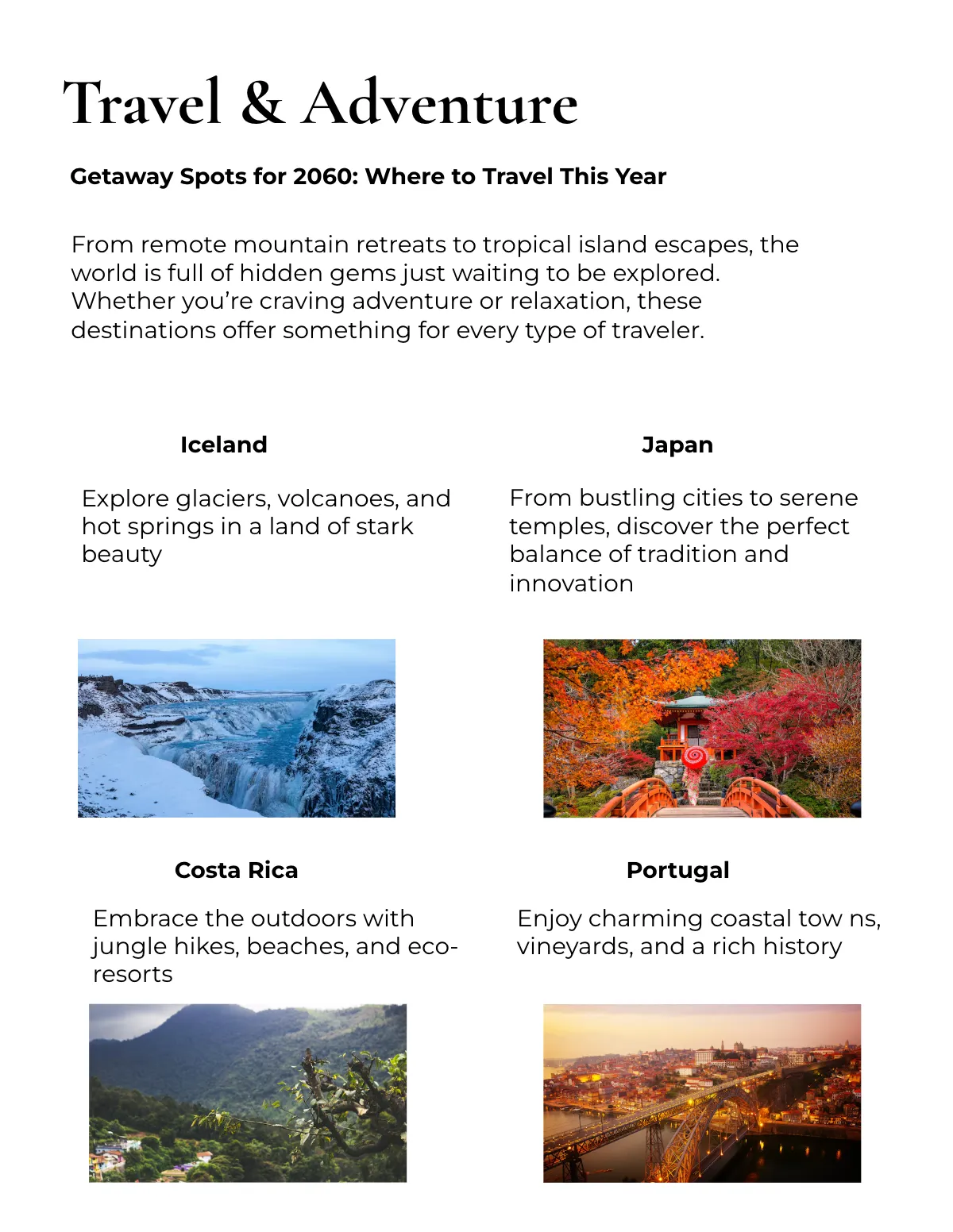 Free Lifestyle Magazine Template to Edit Online