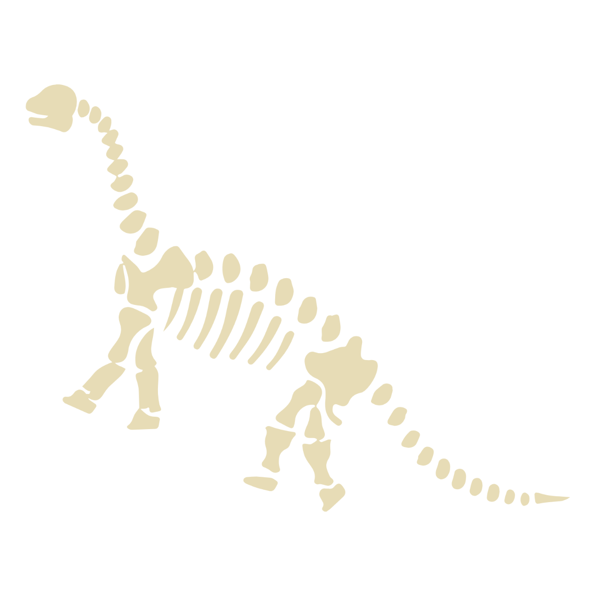 Free Dinosaur Skeleton Clipart Template - Edit Online & Download