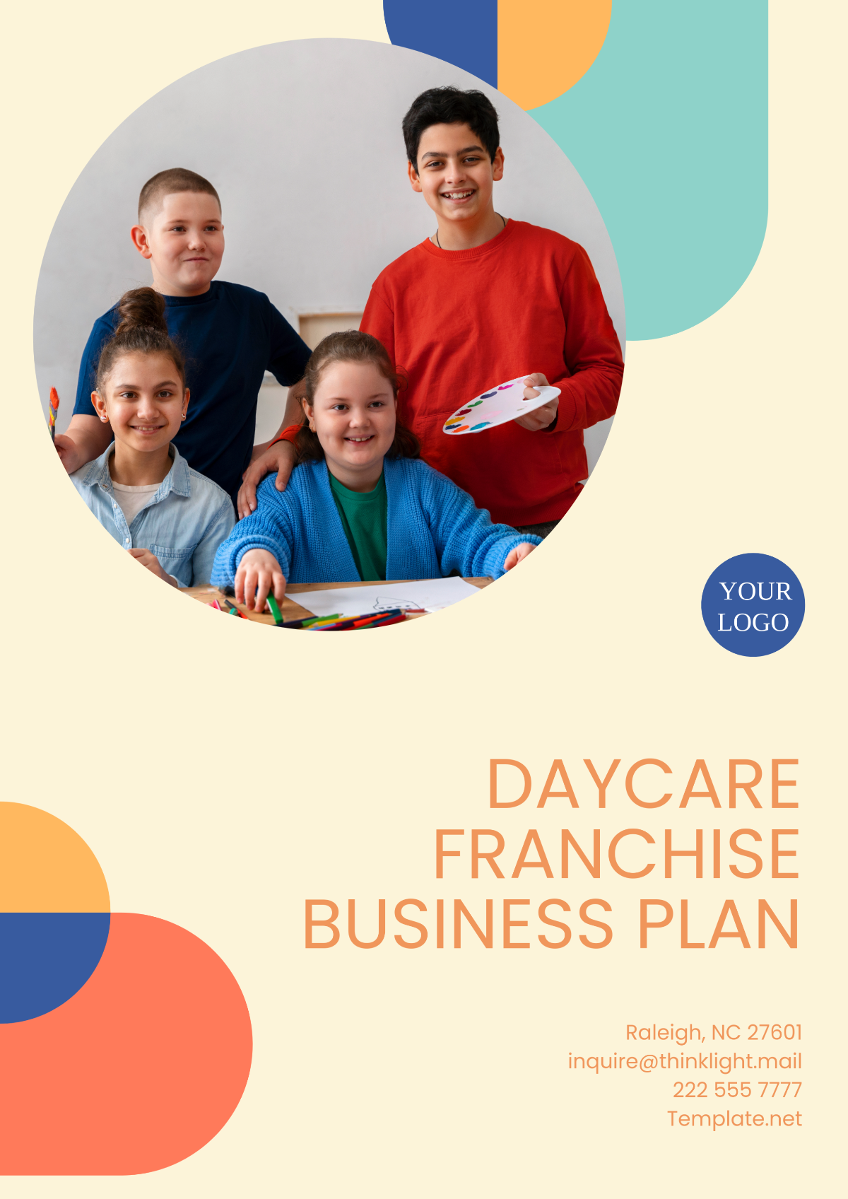 Daycare Franchise Business Plan Template - Edit Online & Download