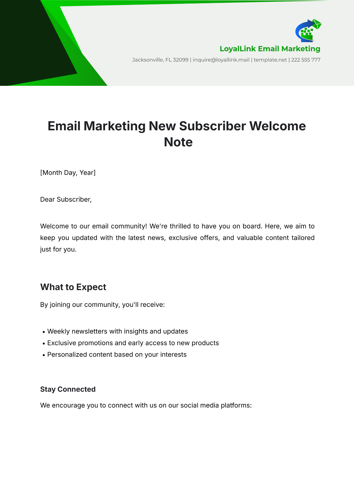 Format For Mailing Create Marketing Emails In The Drag And Drop Email