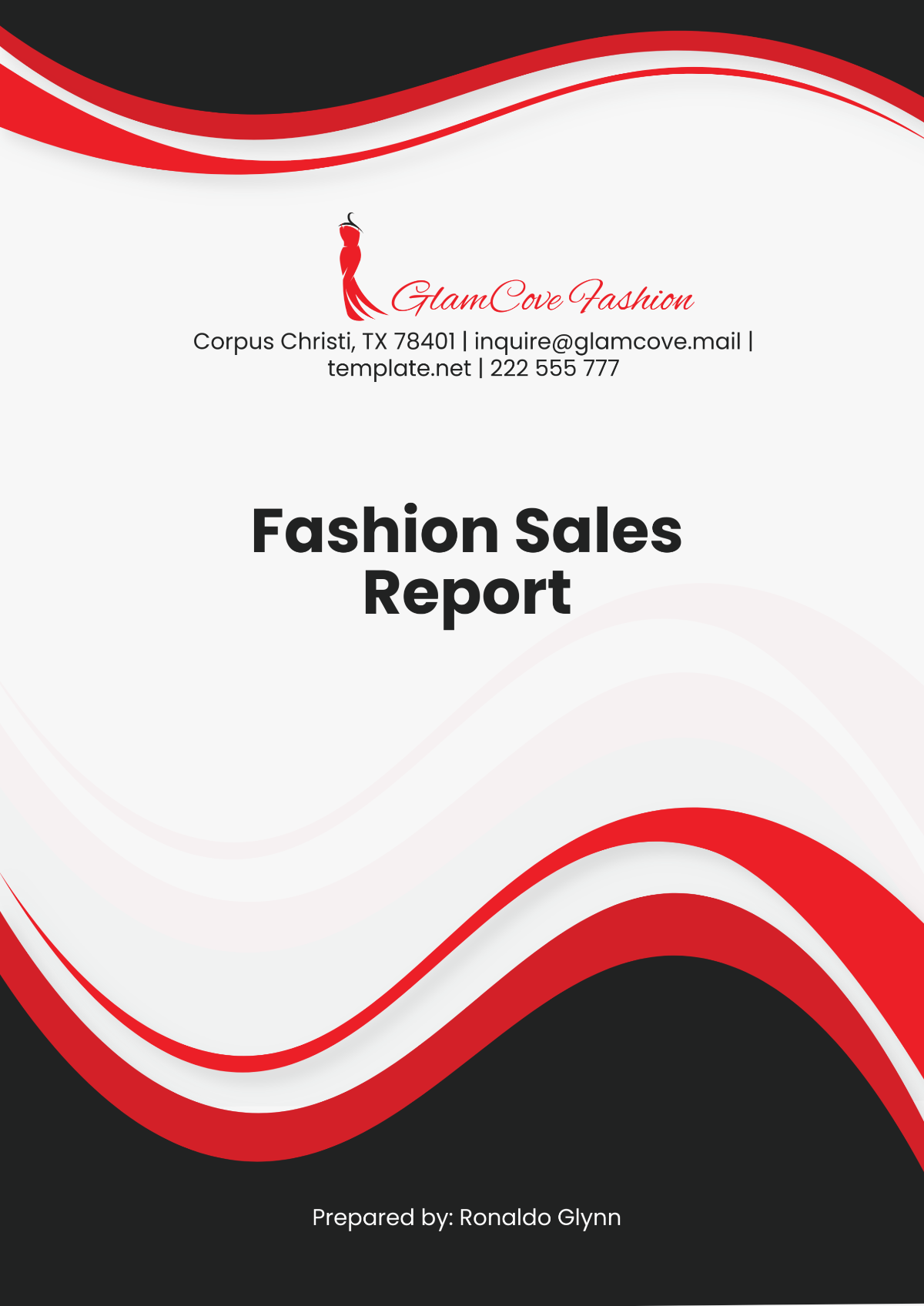 Fashion Sales Report Template - Edit Online & Download